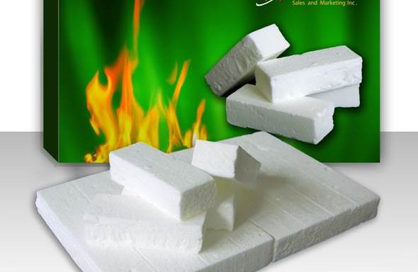 Eco-Friendly Multi-Purpose Firelighter Block